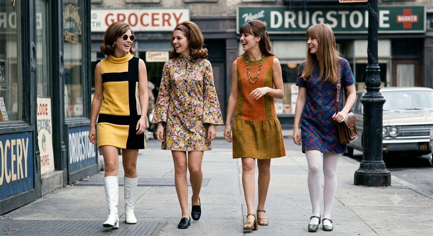 popular 60s dress style crossword clue 1960s Fashion: What Did Women Wear?